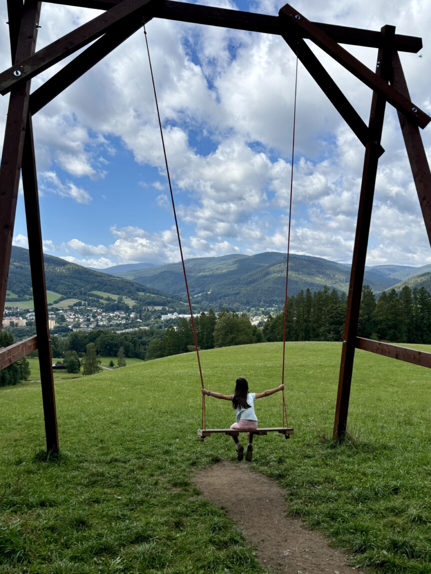 Vrbno pod Pradědem - houpačka